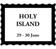 Holy Island Exhibition Button